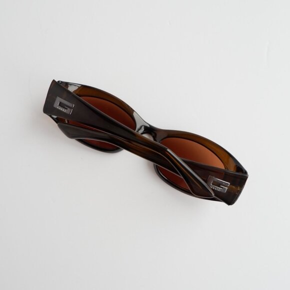 Authentic Preowned Gucci Brown Acetate Square Frame Sunglasses - Picture 7 of 8